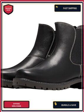 Eastland Women's Leather Chelsea Boots Ankle Bootie Memory Foam